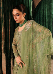 Crimson Embroidered Poly Net Unstitched 3Pc Suit D-05 MATWALI