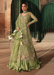 Crimson Embroidered Poly Net Unstitched 3Pc Suit D-05 MATWALI