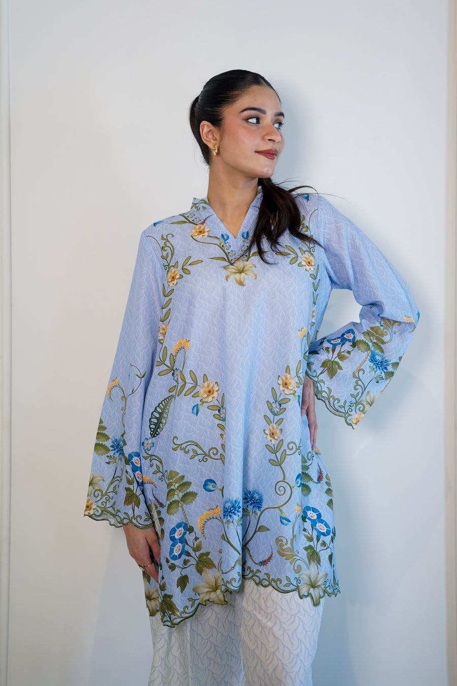 Faiza Faisal FNF Day-Out Printed Poly Lawn Pret 2Pc Suit - CYENNA