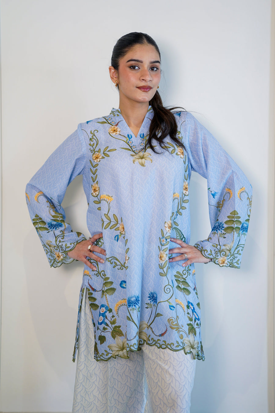 Faiza Faisal FNF Day-Out Printed Poly Lawn Pret 2Pc Suit - CYENNA