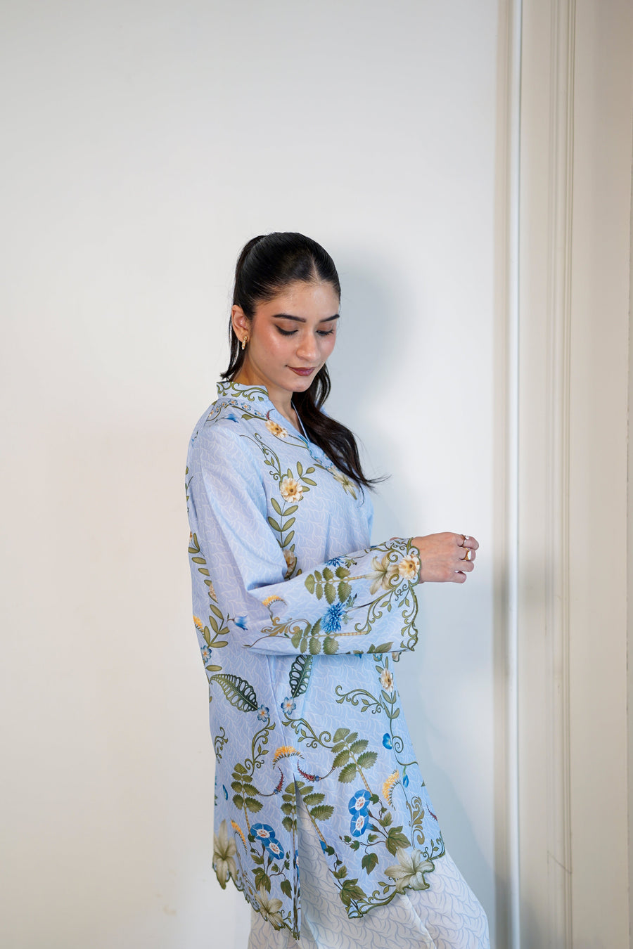 Faiza Faisal FNF Day-Out Printed Poly Lawn Pret 2Pc Suit - CYENNA