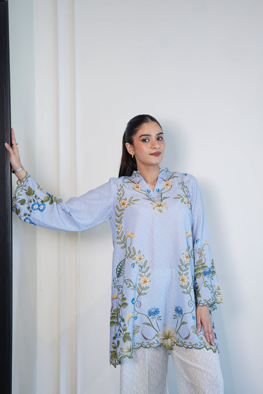 Faiza Faisal FNF Day-Out Printed Poly Lawn Pret 2Pc Suit - CYENNA