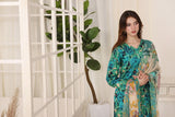 Feathers Premium Whisper of Elan Unstitched Lawn 3Pc Suit Cactus Coast-FT675