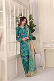 Feathers Premium Whisper of Elan Unstitched Lawn 3Pc Suit Cactus Coast-FT675