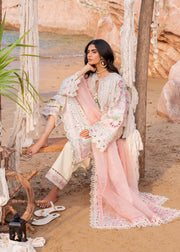 Siraa by Sadaf Fawad Khan Embroidered Lawn Unstitched 3Pc Suit - Calah (B)