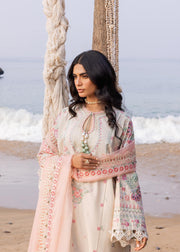Siraa by Sadaf Fawad Khan Embroidered Lawn Unstitched 3Pc Suit - Calah (B)