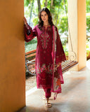 Roheenaz Reverie Embroidered Lawn Unstitched 3Pc Suit RNZ2505B Calira