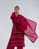 Zivah Apparel Elysian Luxury Pret 3Pc Suit ( Ready To Wear ) Camellia