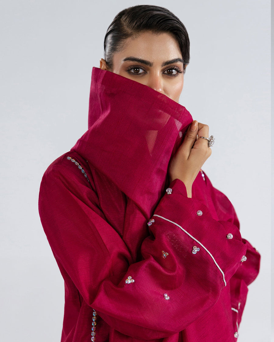 Zivah Apparel Elysian Luxury Pret 3Pc Suit ( Ready To Wear ) Camellia