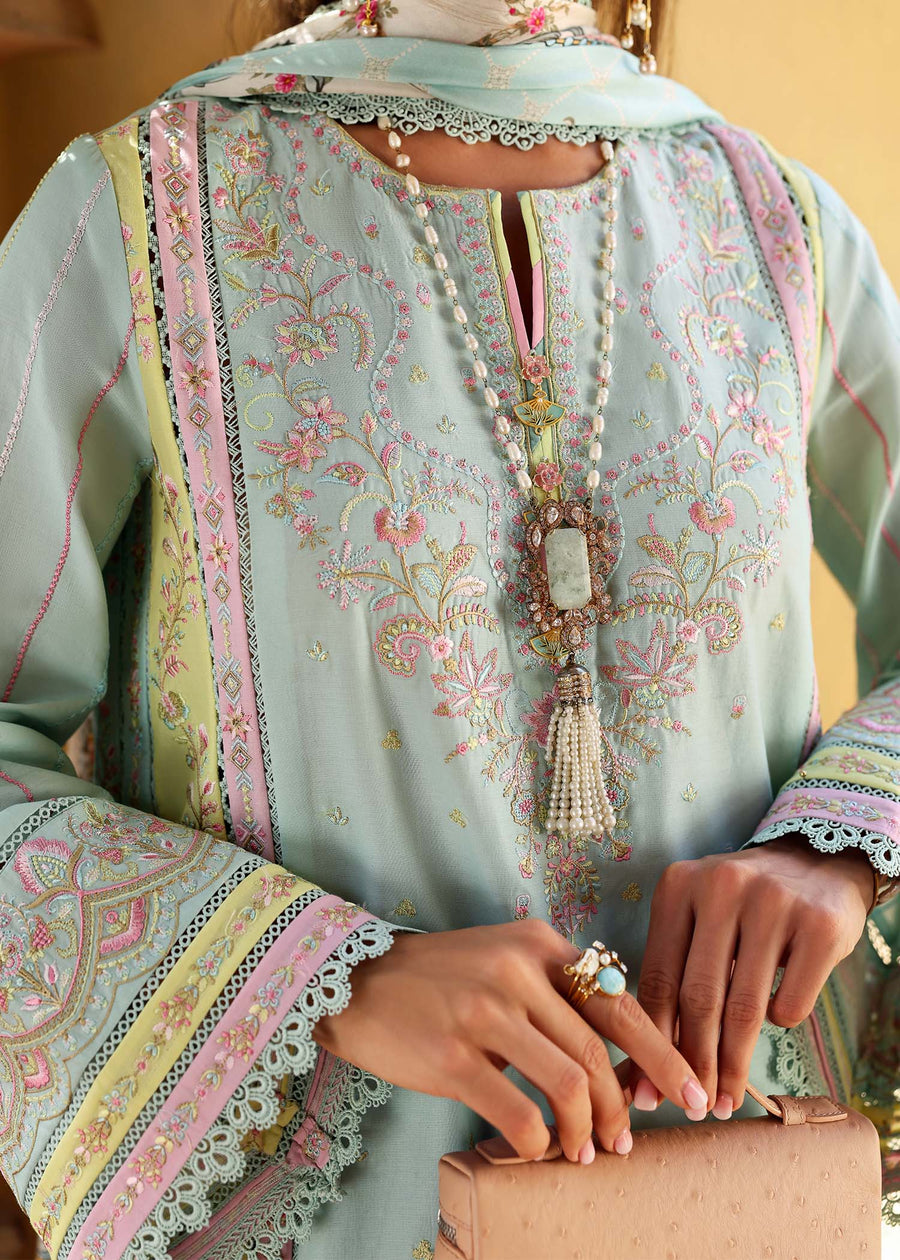 Kanwal Malik Zaina Embroidered Lawn Unstitched 3Pc Suit - CAMILA