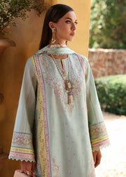 Kanwal Malik Zaina Embroidered Lawn Unstitched 3Pc Suit - CAMILA