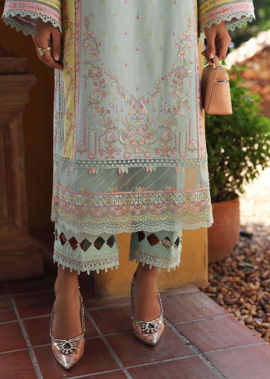 Kanwal Malik Zaina Embroidered Lawn Unstitched 3Pc Suit - CAMILA