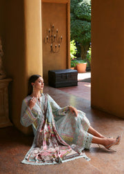 Kanwal Malik Zaina Embroidered Lawn Unstitched 3Pc Suit - CAMILA