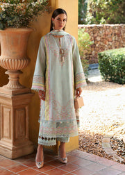 Kanwal Malik Zaina Embroidered Lawn Unstitched 3Pc Suit - CAMILA
