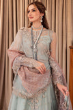 Farasha Luxury Formal Embroidered Net Unstitched 3Pc Suit - Camilla