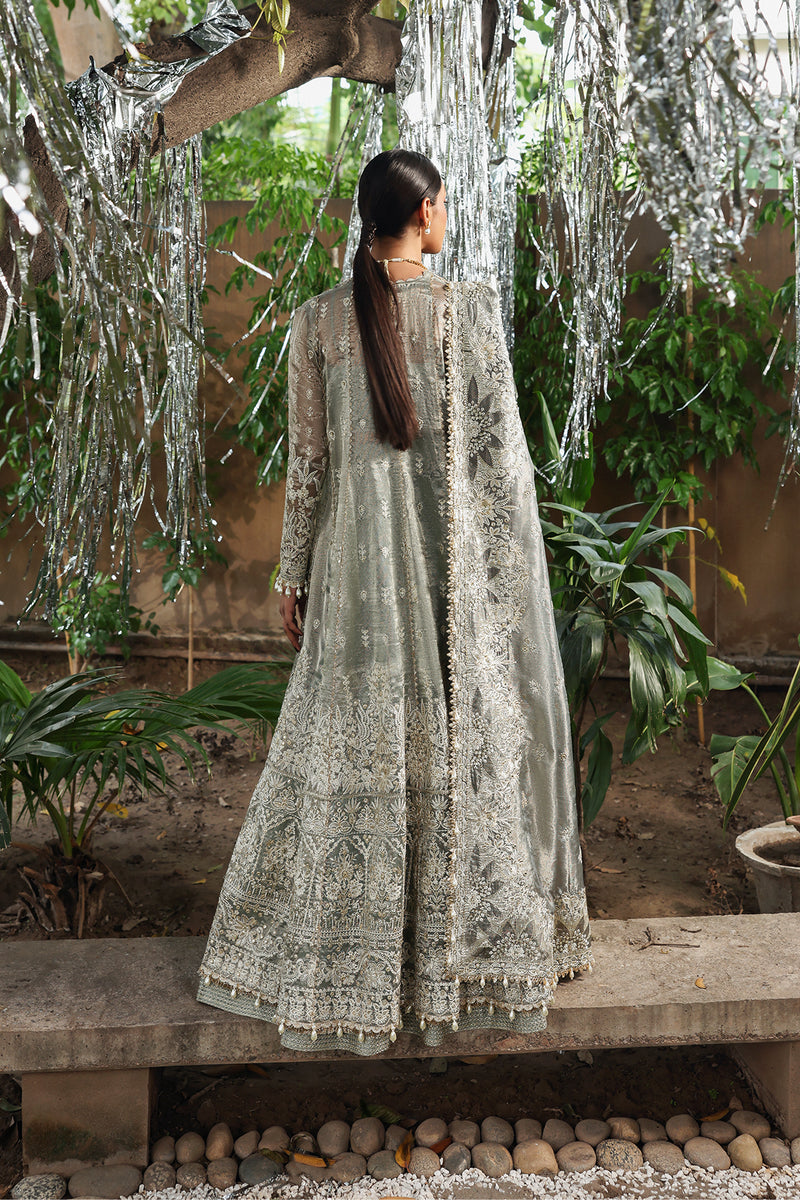 Afrozeh Dastangoi Embroidered Viscose Unstitched 3Pc Suit AWS-10 CANDLENIGHТ
