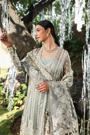 Afrozeh Dastangoi Embroidered Viscose Unstitched 3Pc Suit AWS-10 CANDLENIGHТ