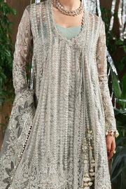 Afrozeh Dastangoi Embroidered Viscose Unstitched 3Pc Suit AWS-10 CANDLENIGHТ
