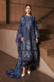Afrozeh Festive Unstitched Chikankari Lawn 3Pc Suit AL-24-V4-03 CAPRI