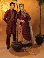 Faiza Faisal Signature Festive Pret Thai Silk 3Pc Suit - Carina