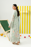 Zarposh Sundaze Embroidered Luxury Lawn Unstitched 3Pc Suit - CASPIA