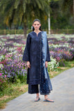 Farasha Summer Escape Embroidered Lawn Unstitched 3Pc Suit - Cedar Whisper