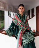 Republic Womenswear Amaris Unstitched Karandi 3Pc Suit D-07 Celeste