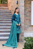 Farasha Sorine Summer Embroidered Lawn Unstitched 3Pc Suit - Celeste Charm