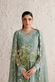 Farasha Luxury Formal Embroidered Chiffon Unstitched 3Pc Suit - Celeste Grace