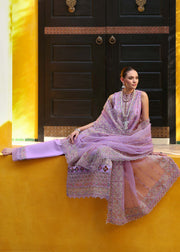 Kanwal Malik Elysia Embroidered Lawn Unstitched 3Pc Suit - CELIA