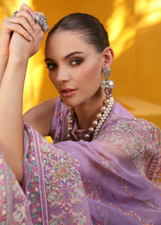Kanwal Malik Elysia Embroidered Lawn Unstitched 3Pc Suit - CELIA