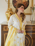 Maya by Faiza Faisal Embroidered Luxury Lawn Unstitched 3Pc Suit - Ceren