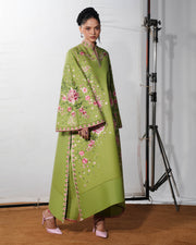 Jugnu Lahore The Reserved View Embroidered Cotton Unstitched 3Pc Suit - Chaman