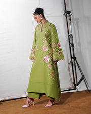 Jugnu Lahore The Reserved View Embroidered Cotton Unstitched 3Pc Suit - Chaman