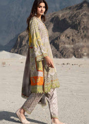 Charizma Combination Vol-03 Embroidered Linen Unstitched 3Pc Suit CCW7-19