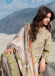 Charizma Combination Vol-03 Embroidered Linen Unstitched 3Pc Suit CCW7-19