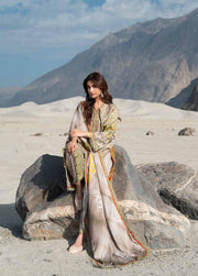 Charizma Combination Vol-03 Embroidered Linen Unstitched 3Pc Suit CCW7-19