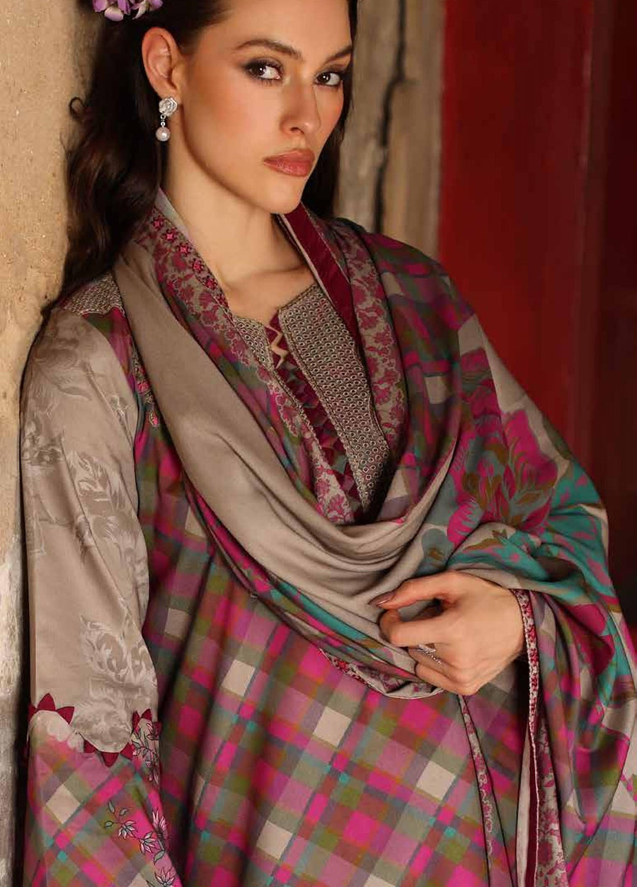 Charizma Combination Vol-03 Embroidered Linen Unstitched 3Pc Suit CCW7-20