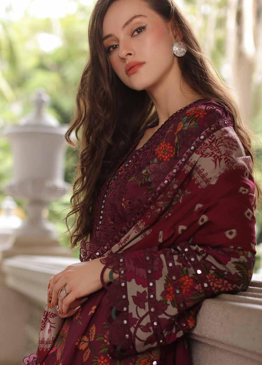 Charizma Combination Vol-03 Embroidered Linen Unstitched 3Pc Suit CCW7-22