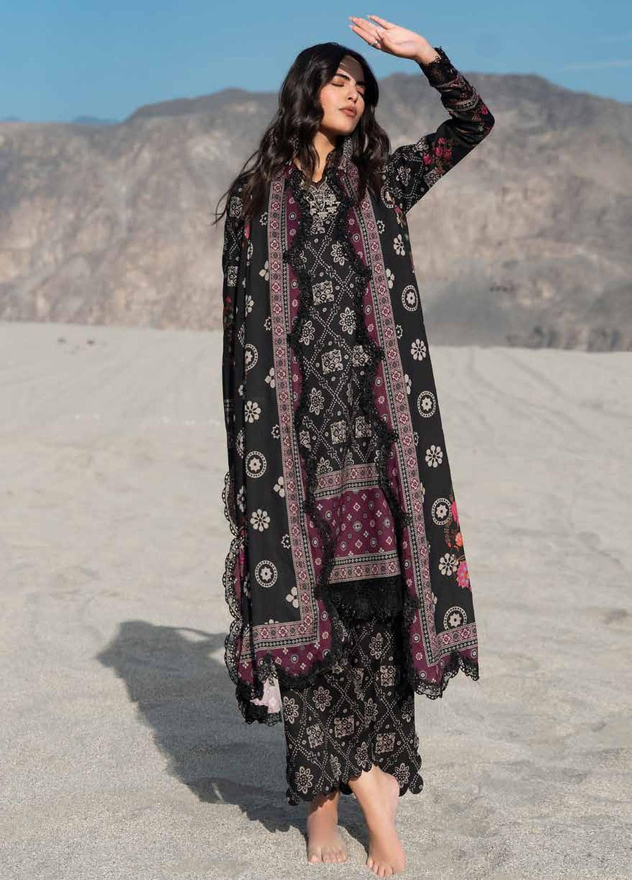 Charizma Combination Vol-03 Embroidered Linen Unstitched 3Pc Suit CCW7-23