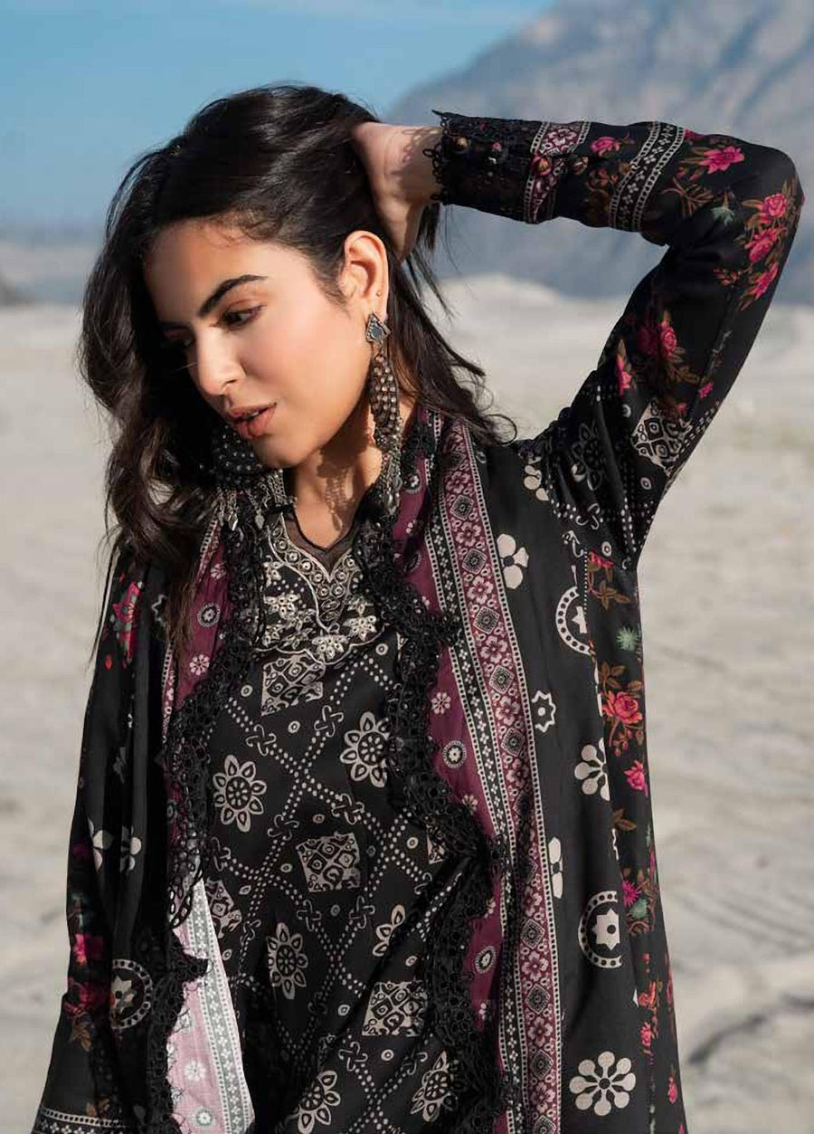 Charizma Combination Vol-03 Embroidered Linen Unstitched 3Pc Suit CCW7-23