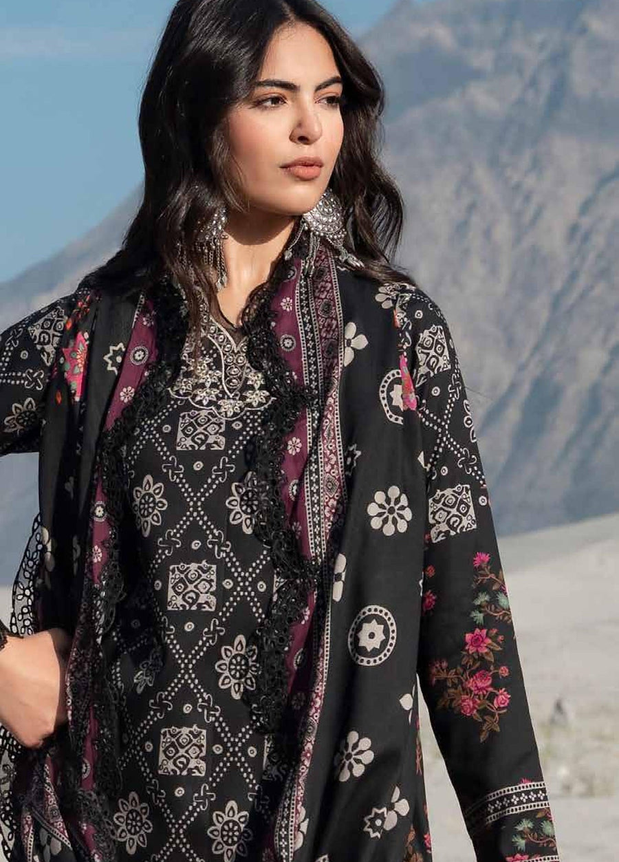 Charizma Combination Vol-03 Embroidered Linen Unstitched 3Pc Suit CCW7-23