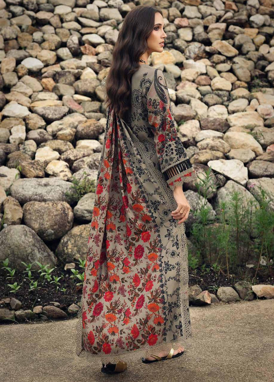 Charizma Combination Vol-03 Embroidered Linen Unstitched 3Pc Suit CCW7-24