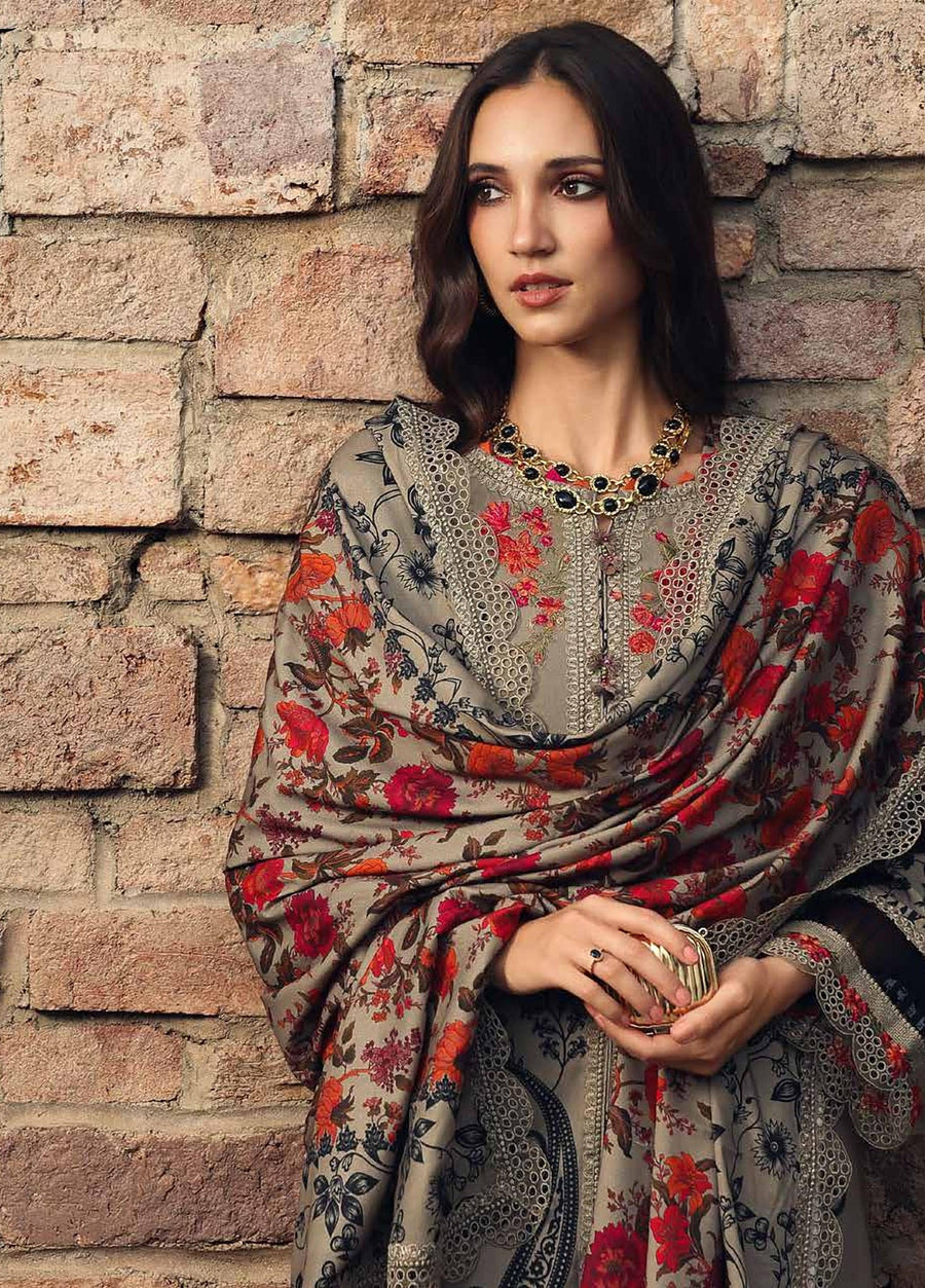 Charizma Combination Vol-03 Embroidered Linen Unstitched 3Pc Suit CCW7-24
