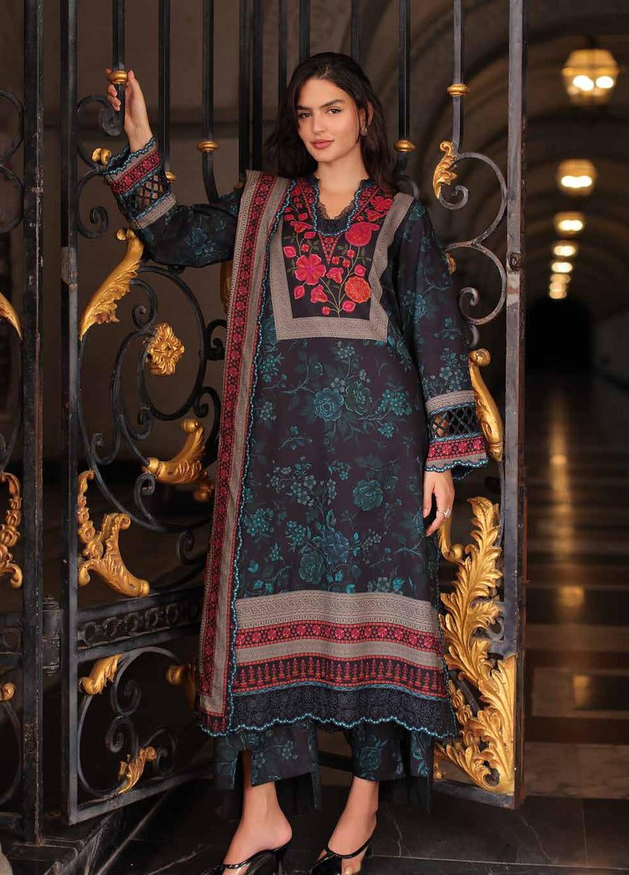 Charizma Combination Vol-03 Embroidered Linen Unstitched 3Pc Suit CCW7-27
