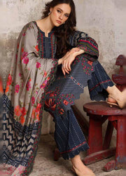 Charizma Combination Vol-03 Embroidered Linen Unstitched 3Pc Suit CCW7-28