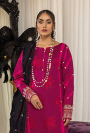 Humdum Charlotte Embroidered Chikankari Lawn Unstitched 3Pc Suit D-01