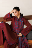 Farasha Summer Melody Embroidered Lawn Unstitched 3Pc Suit - Cherry Charm