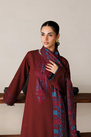 Farasha Summer Melody Embroidered Lawn Unstitched 3Pc Suit - Cherry Charm