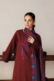 Farasha Summer Melody Embroidered Lawn Unstitched 3Pc Suit - Cherry Charm